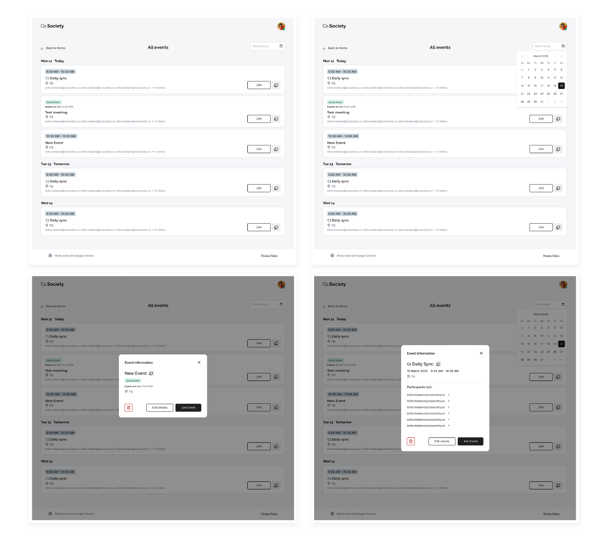 Calendar